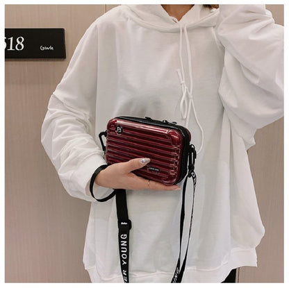 Mini Suitcase Shape Women Crossbody Bag 4