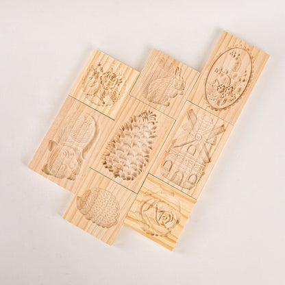Wood patterned Cookie Cutter 4