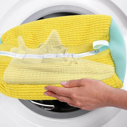 Sneakers Washing Reusable Soft Zipper Bag 4