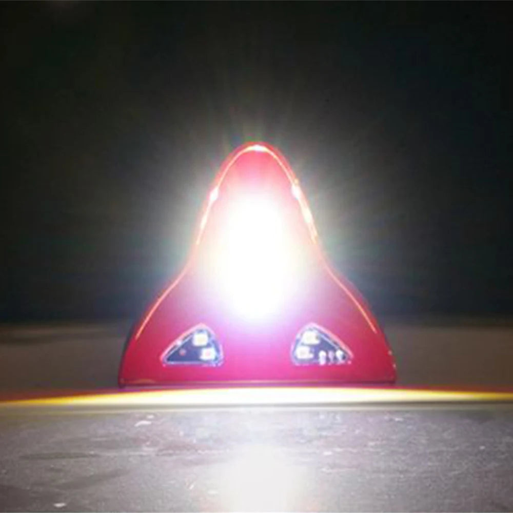 Shark Fin Warning Light Car Antenna 4