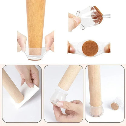 Silicone Chair Leg Caps – Floor Protector Pads 4