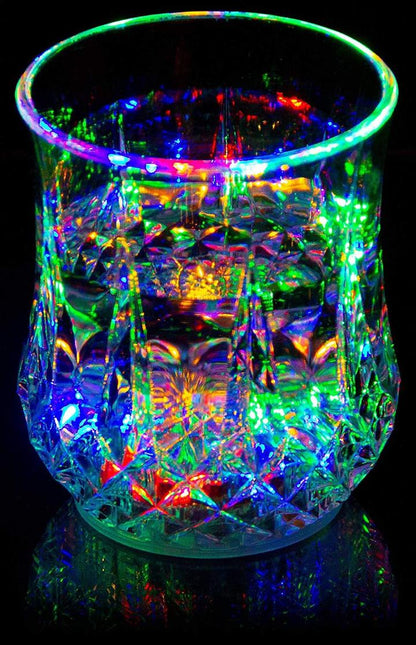 Liquid Activated Multicolor LED Glasses - 4 sets - 4