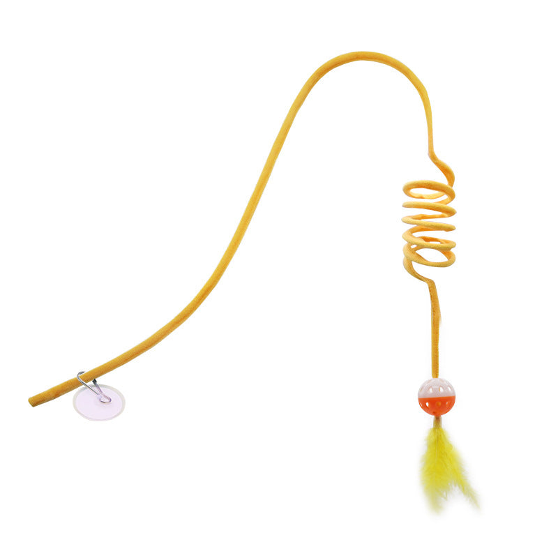Hanging Spring Plush Ball Cat 4