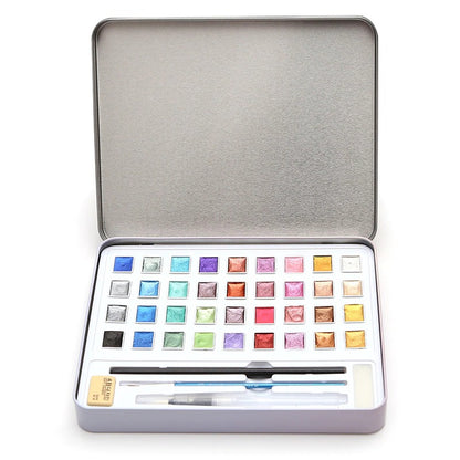 Metallic Watercolor Painting Set 4