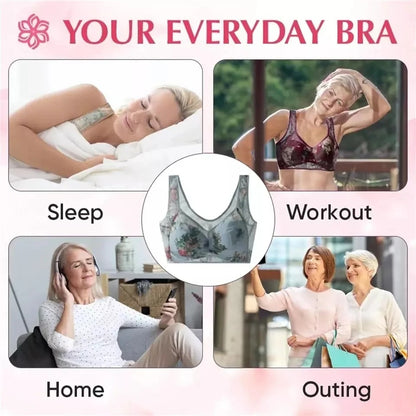 Ice Silk Lace Cooling Comfort Bra 4
