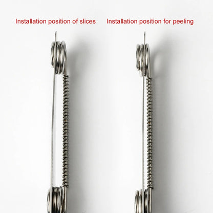 Adjustable Spring-Loaded 3-In-1 Paring Knife 4