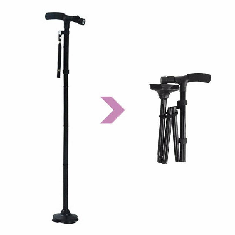 Multi-Function LED Folding Walking Stick 4