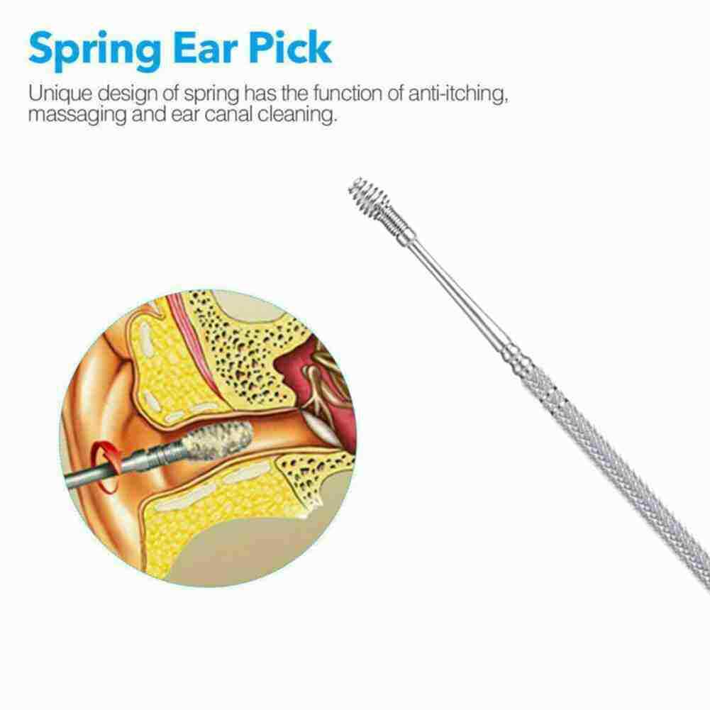 Innovative Spring Ear Wax Cleaner Tool Set 4