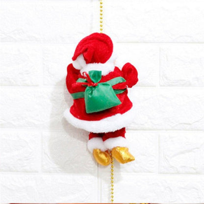 Christmas Electric  Ladder Climbing Santa 4
