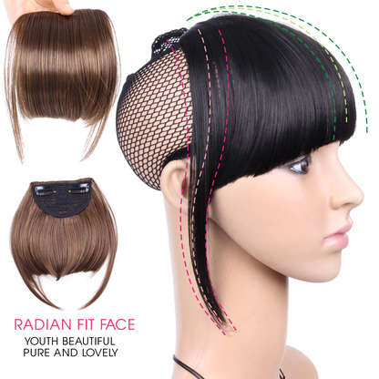 3D Clip-In Bangs Hair Extensions 2