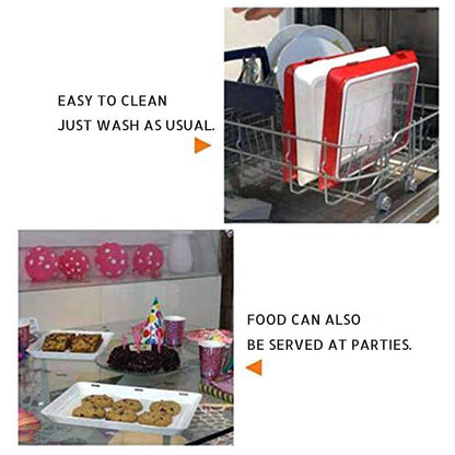 Creative Food Preservation Tray- 4Pcs 4