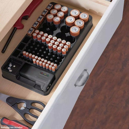 Battery Organizer With Energy Tester 4