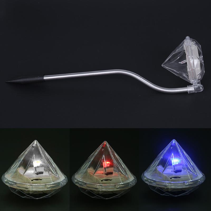 4PCS DIAMOND SOLAR GARDEN LIGHTS 4