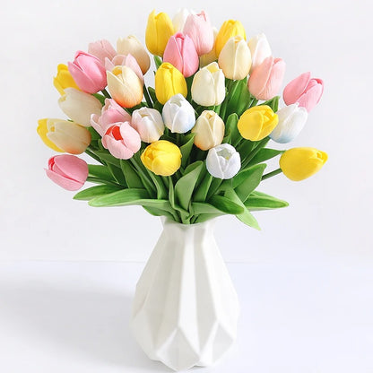 Real Touch Faux Tulips-10PCS 4
