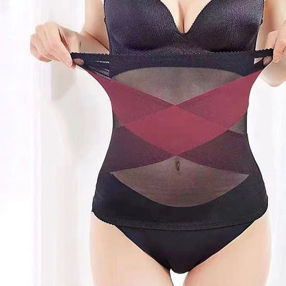 Cross Mesh Girdle for Waist Shaping 4