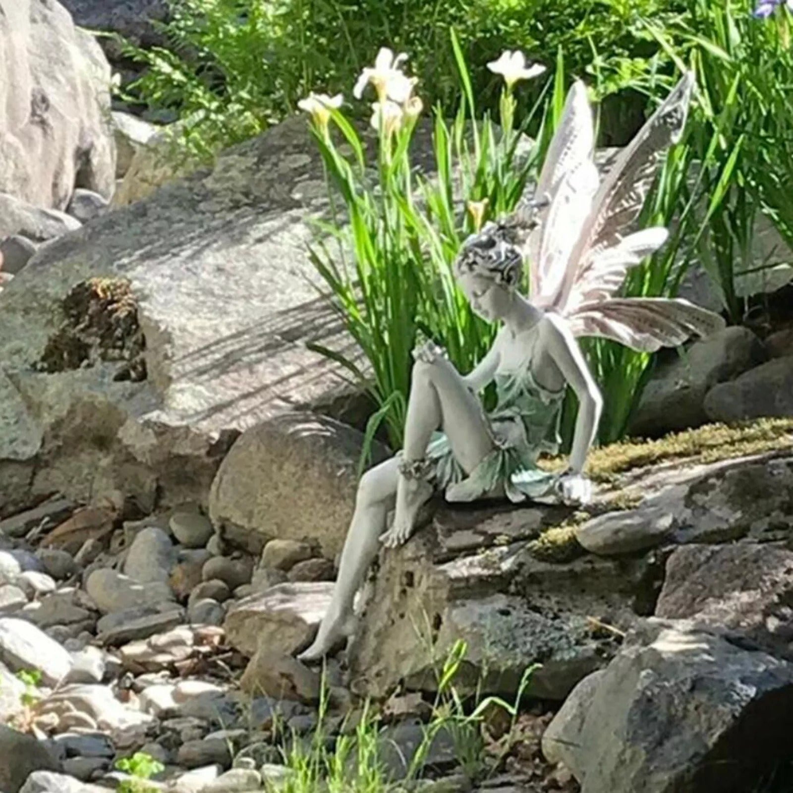 Sitting Fairy Statue 4