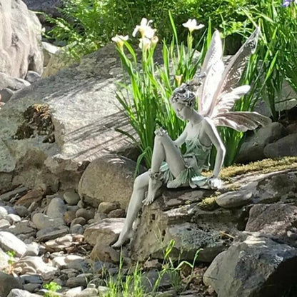 Sitting Fairy Statue 4
