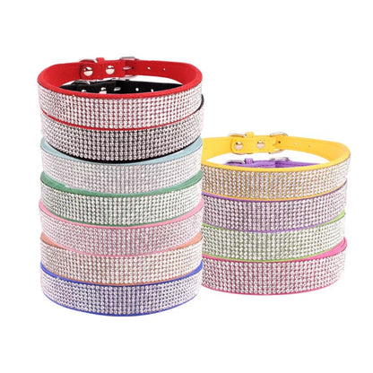Crystal Rhinestone Reflective Dog Collar 4