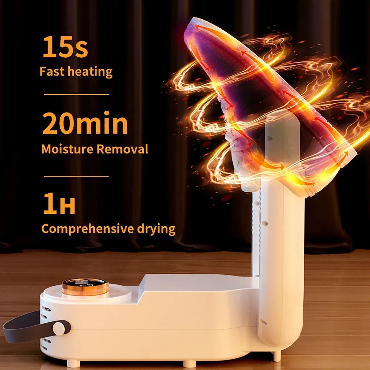 Adjustable Quick-Dry Odor Remove Portable Shoe Dryer 4
