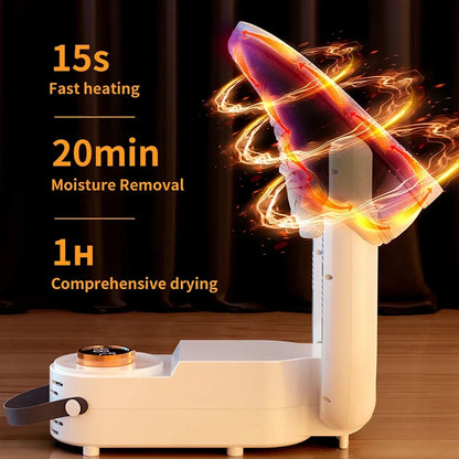 Adjustable Quick-Dry Odor Remove Portable Shoe Dryer 4