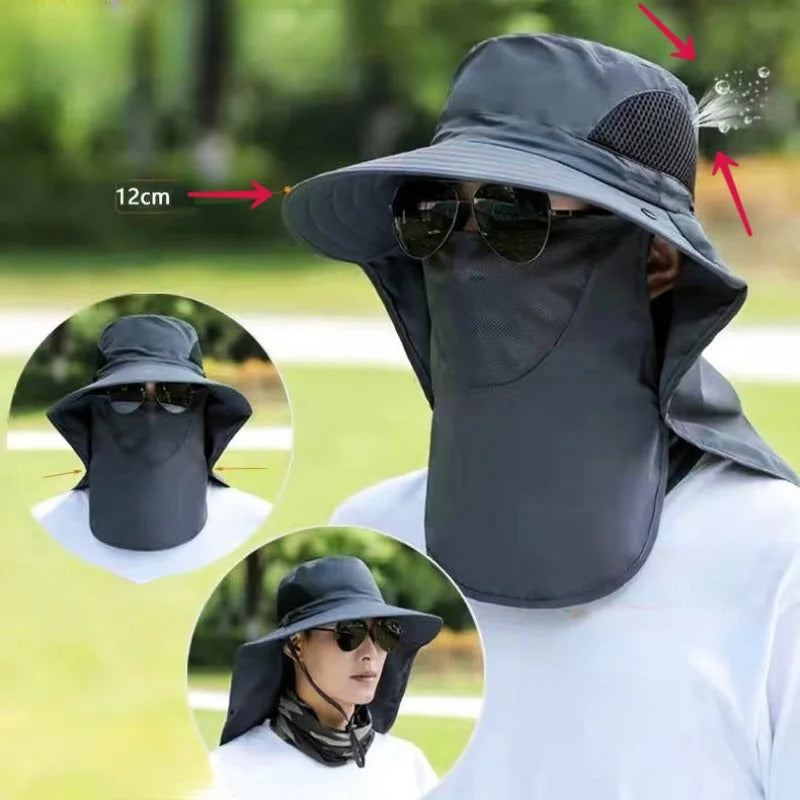 All-Round Protective Outdoor Fisherman Hat 4