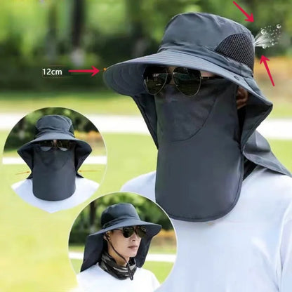 All-Round Protective Outdoor Fisherman Hat 4