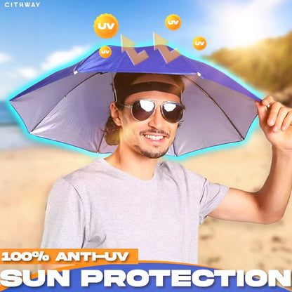 Outdoor Sun Protection Umbrella Hat 4