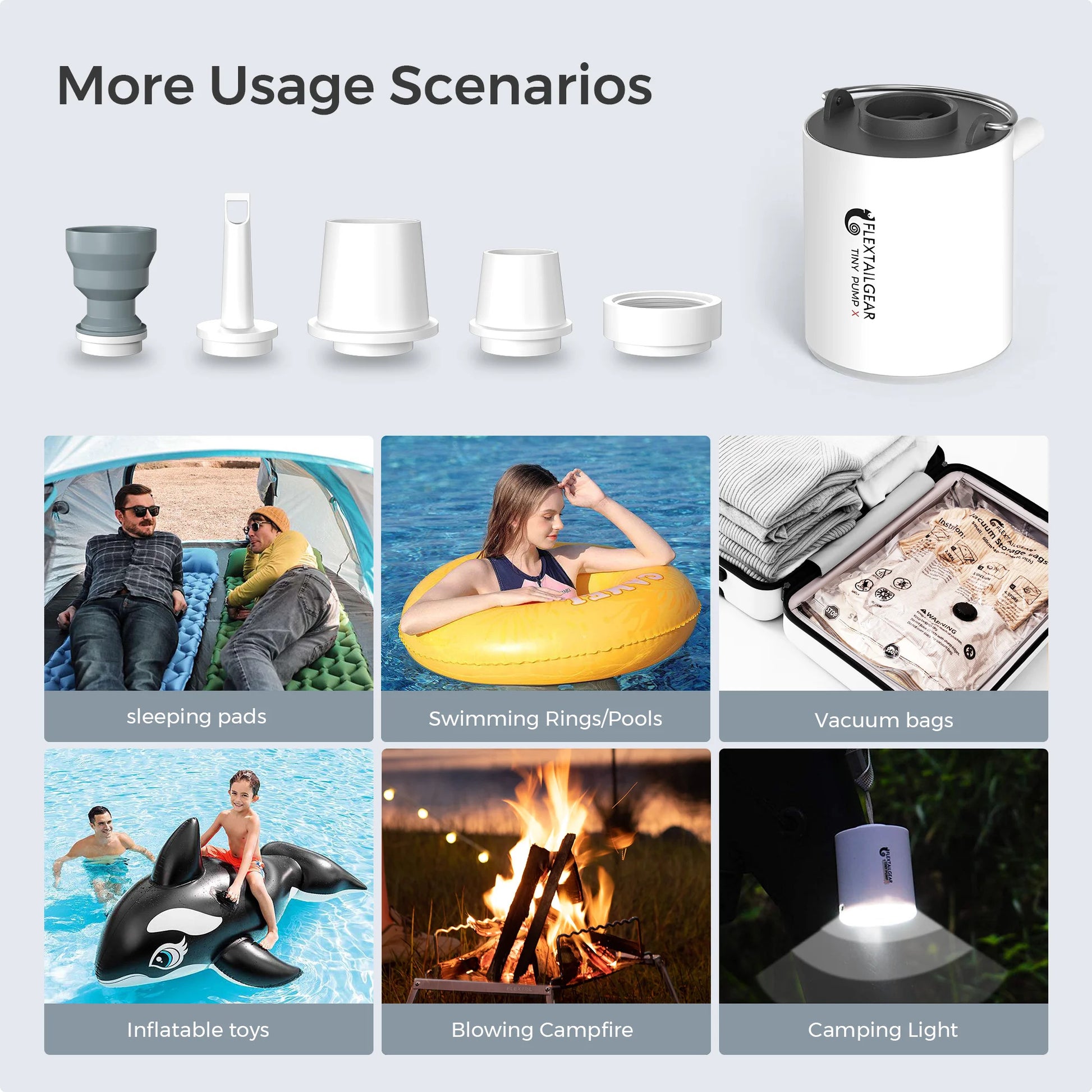 Ultra-Mini USB Air Pump – Fast Inflate & Deflate, USB Rechargeable 4