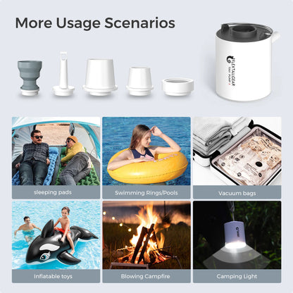Ultra-Mini USB Air Pump – Fast Inflate & Deflate, USB Rechargeable 4
