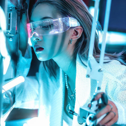 Cyberpunk Luminous LED Glowing Party Glasses 4