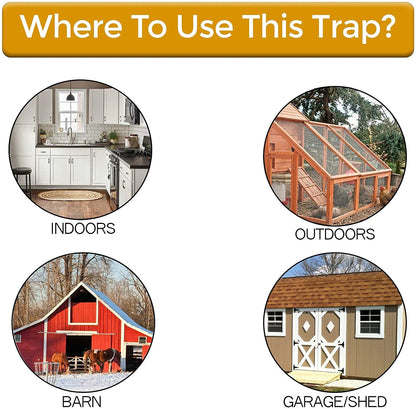 Flip N Slide Bucket Lid Mouse Trap 4