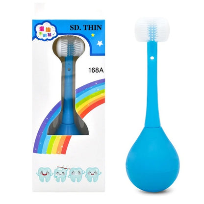 Three-sided Children's Toothbrush 4
