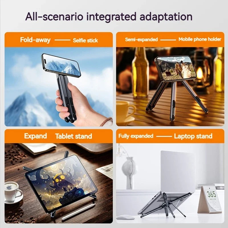 Magnetic Phone Tripod Stand 4