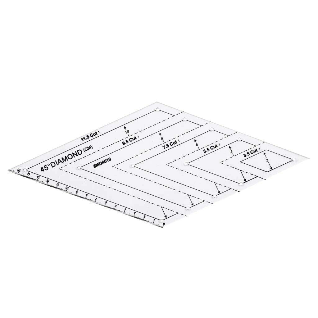 Creative Patchwork Quilting Rulers - 5Pcs 4