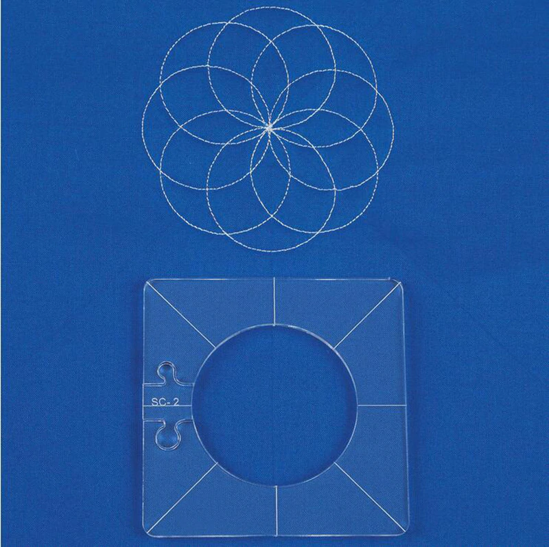 Quilting Template Set - 6 Pieces 4