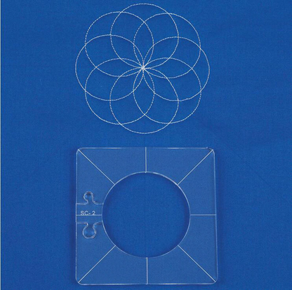 Quilting Template Set - 6 Pieces 4