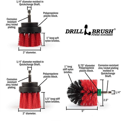 Drill Brush Set 4