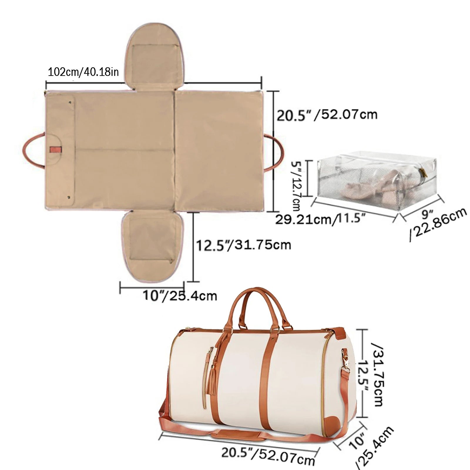 Multi-Function Waterproof Foldable Duffle Bag 4