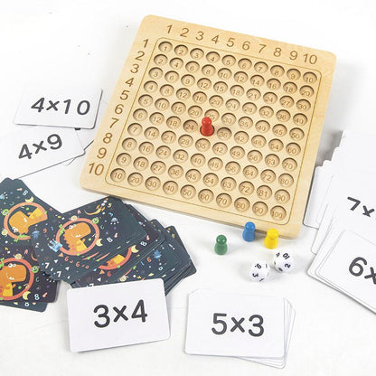 Wooden Montessori Multiplication Board Game 3