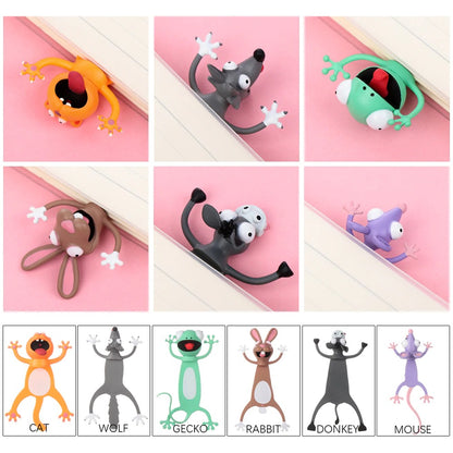 3D CARTOON BOOKMARKS  - 5Pcs Set 4
