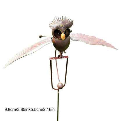 Outdoor Metal Owl Decoration 4