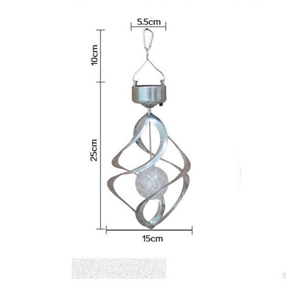 LED Color Changing Solar Wind Chime Light 4