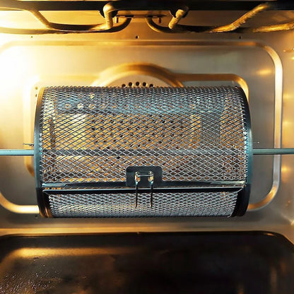 Stainless Steel Rotating Grill 4