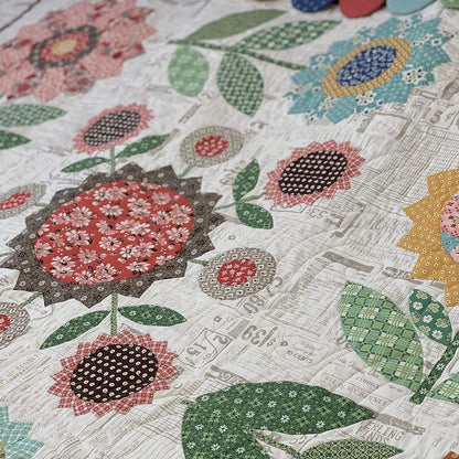Sunflower Quilt Template Set 3