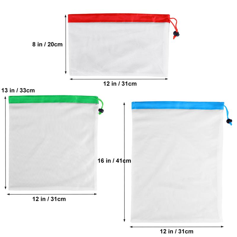 12pcs Reusable Produce Bags 4