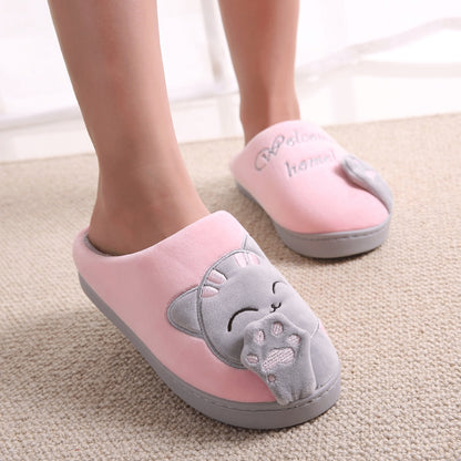 CUTE COZY CAT PAW SLIPPERS 4