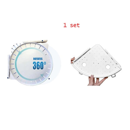 360° Rotating Triangle Shelf 4