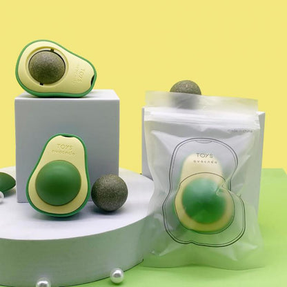 AVOCADO EDIBLE CATNIP WALL BALL 4