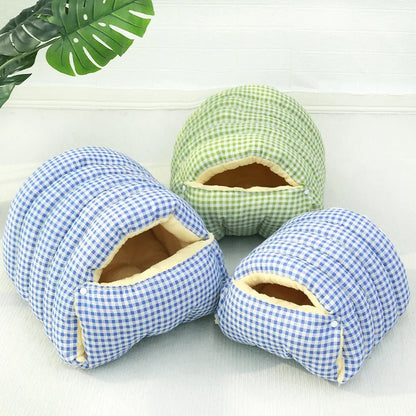 SnuggleNest Plush Pet Cave Bed 4