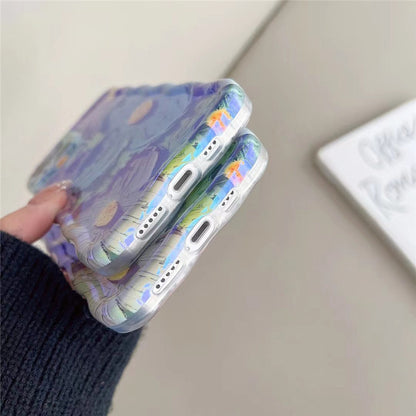 iPhone Colorful Oil Painting Exquisite Phone Case 4